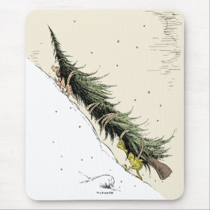 The Grinch & Max Return the Christmas Tree Mouse Pad
