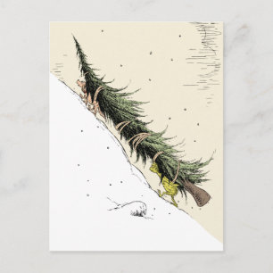 The Grinch & Max Return the Christmas Tree Postcard