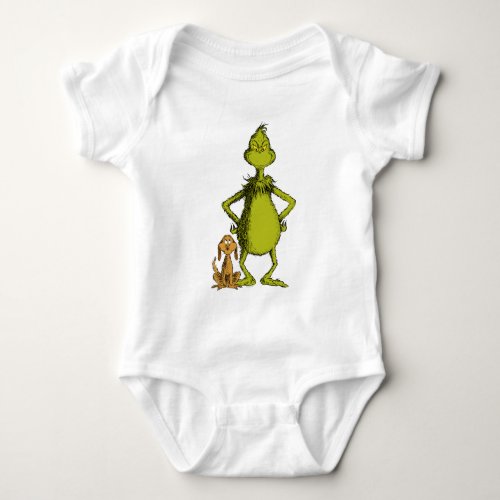 The Grinch  Max  The Grinch Stance Baby Bodysuit