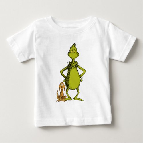 The Grinch  Max  The Grinch Stance Baby T_Shirt
