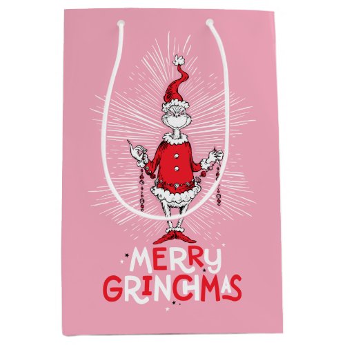 The Grinch  Merry Grinchmas Medium Gift Bag