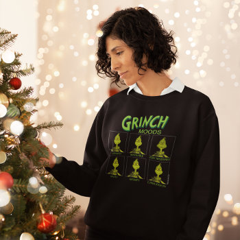 The Grinch | Moods Chart Sweatshirt by DrSeussShop at Zazzle
