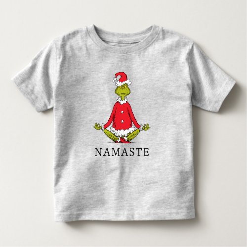 The Grinch  Namaste Santa Claus Toddler T_shirt