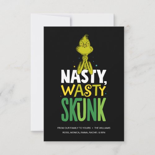 The Grinch  Nasty Wasty Skunk Card
