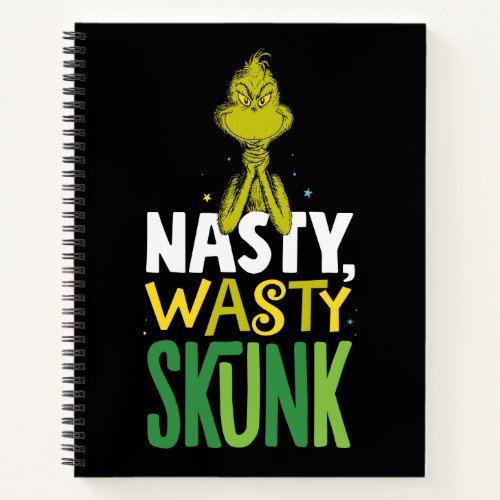 The Grinch  Nasty Wasty Skunk Notebook