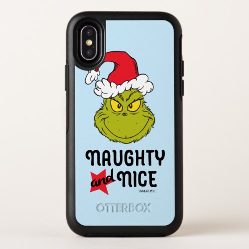 The Grinch  Naughty and Nice OtterBox Symmetry iPhone X Case