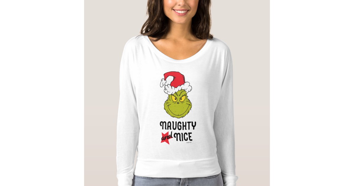 The Grinch | Naughty and Nice T-shirt | Zazzle.com