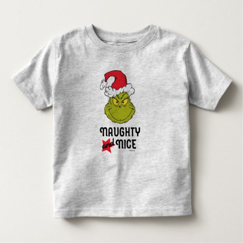 The Grinch  Naughty and Nice Toddler T_shirt