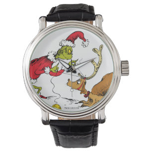 The Grinch Prepares Max the Reindeer Watch