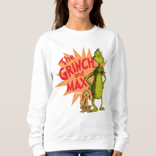 The Grinch  The Grinch  Max Starburst Sweatshirt