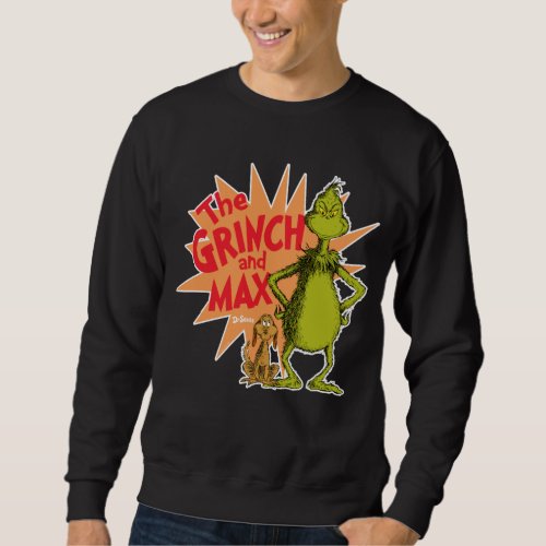 The Grinch  The Grinch  Max Starburst Sweatshirt