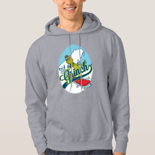 The Grinch  The Grinch Snowboarding Hoodie