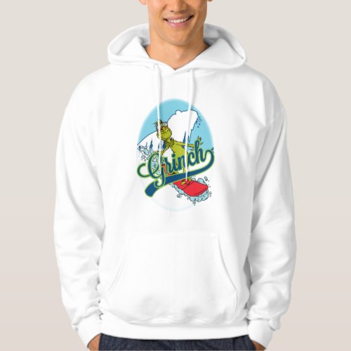 The Grinch  The Grinch Snowboarding Hoodie