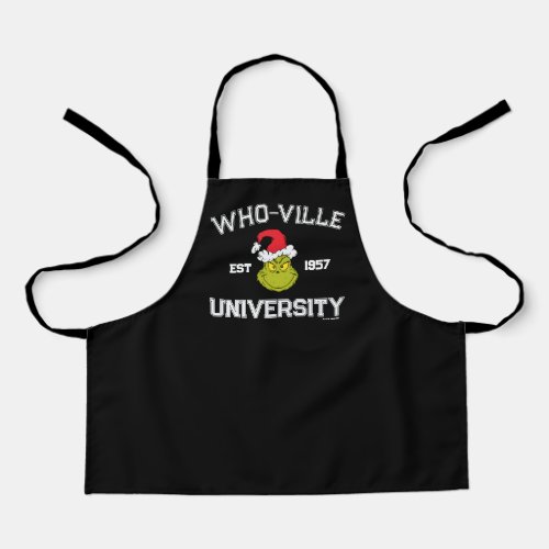 The Grinch  Who_ville University Est 1957 Apron