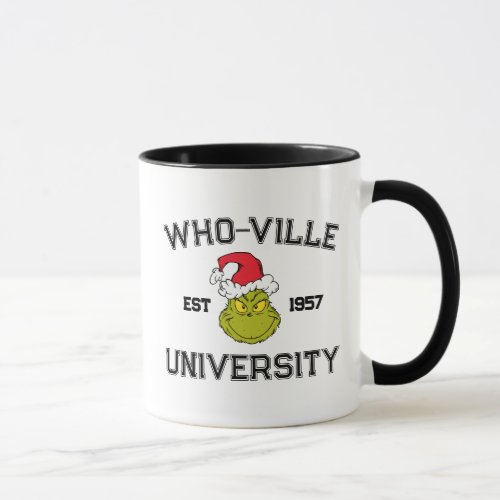 The Grinch  Who_ville University Est 1957 Mug