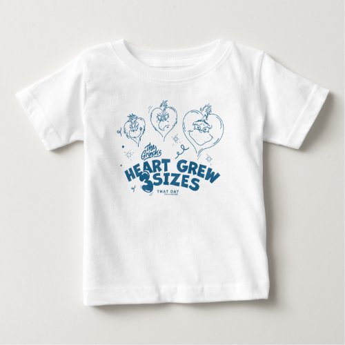 The Grinchs Heart Grew 3 Sizes Baby T_Shirt