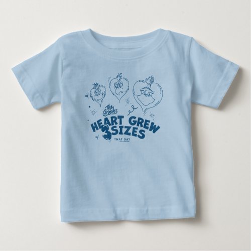 The Grinchs Heart Grew 3 Sizes Baby T_Shirt