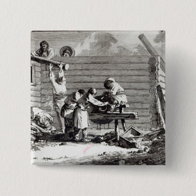 The Grinder Pinback Button (Front)