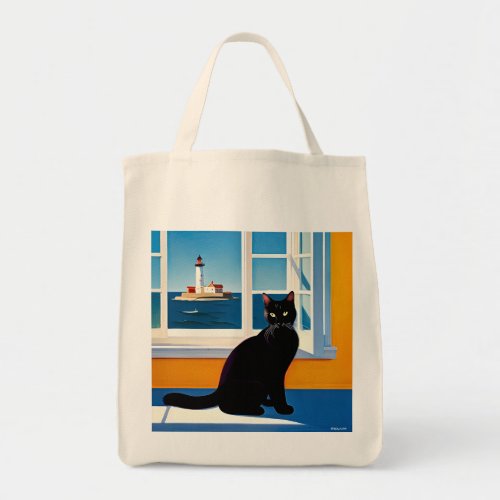 The Grocery Cat Tote Bag