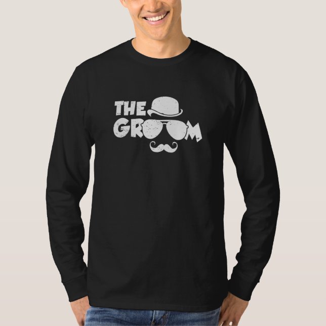 The Groom Bachelor Party  Groom Friends Groomsman  T-Shirt (Front)