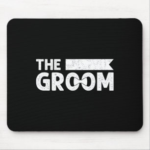 The Groom Bachelor Party Stag Groomsmen Wedding Te Mouse Pad