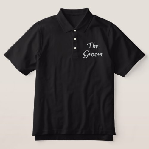 The Groom Embroidered Polo Shirt