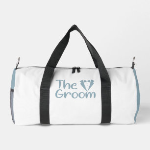 The GROOM Light Blue White Duffle Bag