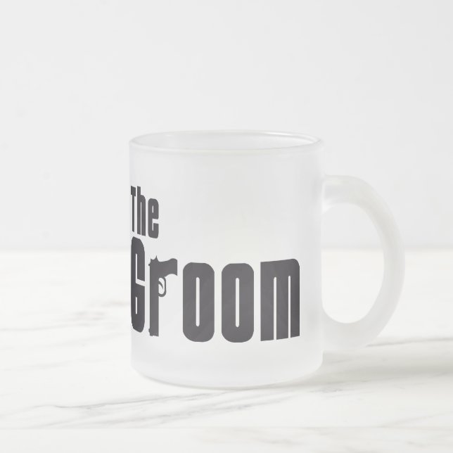 The Groom (Mafia) Frosted Glass Coffee Mug (Right)