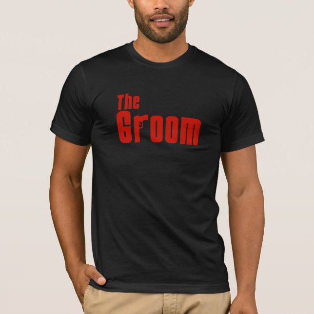 The Groom (Mafia Red) T-Shirt (Front)