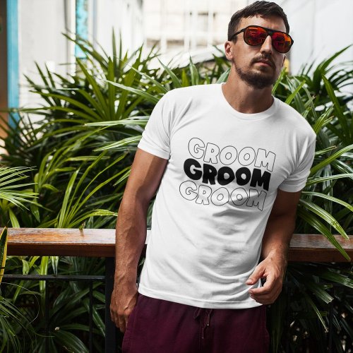 The GROOM name T_Shirt