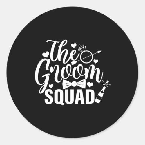 The Groom Squad 2 Classic Round Sticker