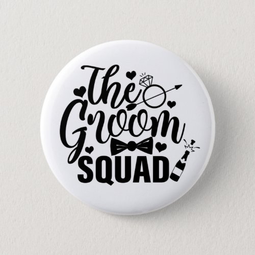 The Groom Squad   Button