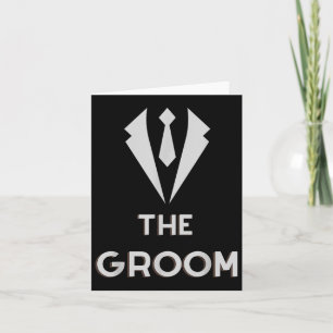The Groom Squat Bachelor Supplies Party Wedding Card