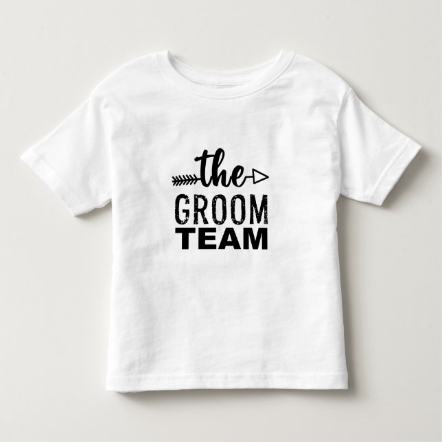 The Groom Team Toddler T-shirt (Front)