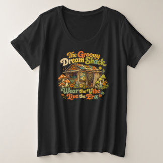 The Groovy Dream Shack: Basic Women's Plus-sizeTee Plus Size T-Shirt