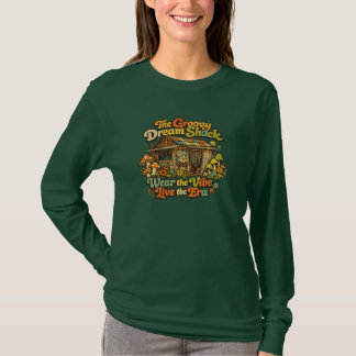 The Groovy Dream Shack Women's Long-Sleeved Tee