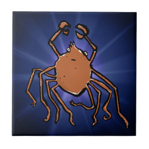 the groovy sea spider ceramic tile