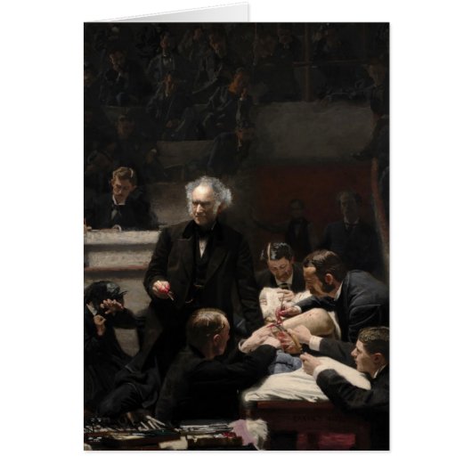 The Gross Clinic by Thomas Eakins Cards (Front)