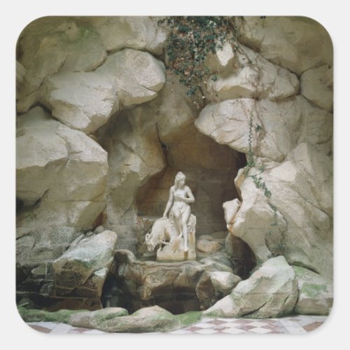 The Grotto of the Laiterie de la Reine Square Sticker
