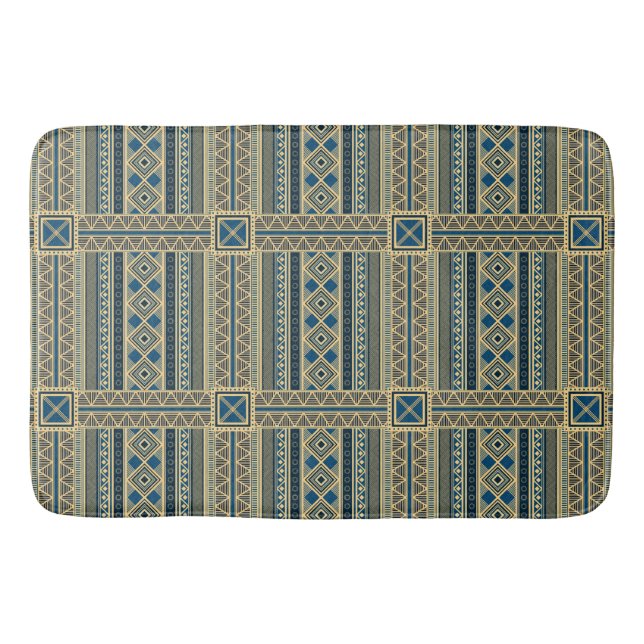The Grounding Step: Mali Mudcloth Bath Mat (Front)