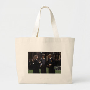 The group outside of Hogwarts Large Tote Bag