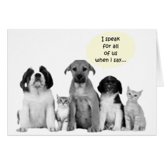 THE GROUP SPEAKS OUT-FAB AT "40!" CARDS (Front Horizontal)