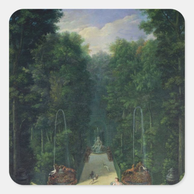 The Groves of Versailles Square Sticker (Front)