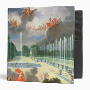 The Groves of Versailles. View of Dragon Pool 3 Ring Binder