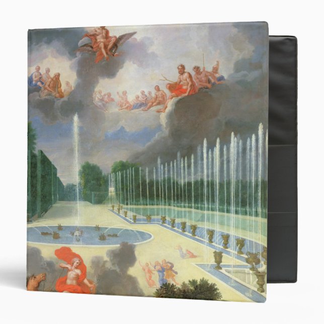 The Groves of Versailles. View of Dragon Pool 3 Ring Binder (Front/Inside)
