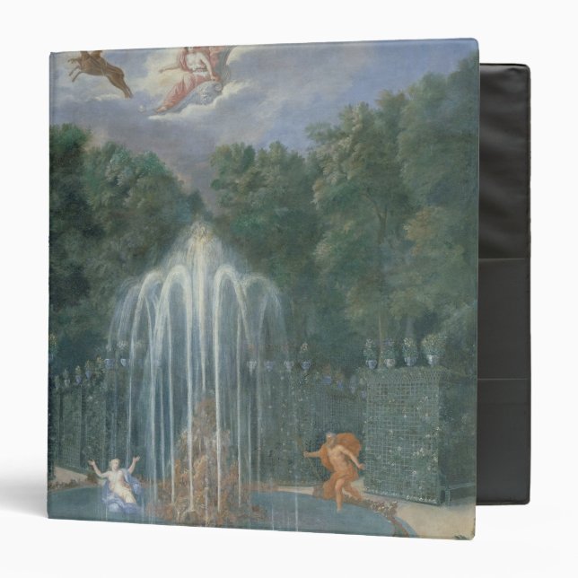 The Groves of Versailles. View of Star or Water 3 Ring Binder (Front/Inside)