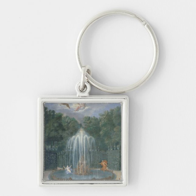 The Groves of Versailles. View of Star or Water Keychain (Front)