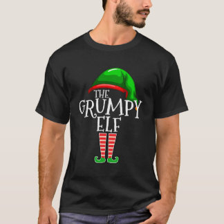 The Grumpy Elf Family Matching Group Christmas Gif T-Shirt