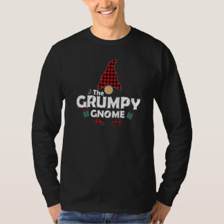 The Grumpy Gnome Buffalo Plaid Matching Family Chr T-Shirt