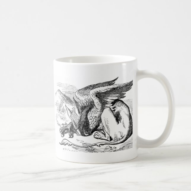 The  Gryphon from Alice in Wonderland Coffee Mug (Right)